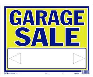 SIGN NEON GARGE SALE 14.5X18.5