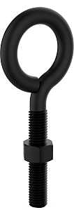 EYEBOLT SSF W/NUT 3/8X4       