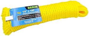 ROPE POLYP HB YEL 1/4INX100FT 