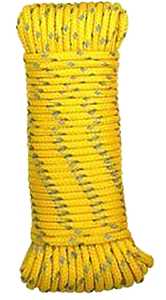 ROPE REFLEC YELLOW 5/32INX50FT