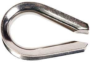 THIMBLE CABLE GALVANIZED 1/4IN