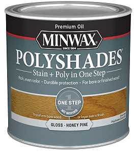STAIN FNSH WD HONEY PINE 1/2PT