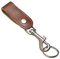 KEY RING BLT SNP/STRAP LEATHER
