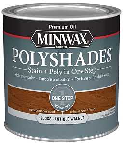 STAIN FINISH WD ANT WLNT 1/2PT