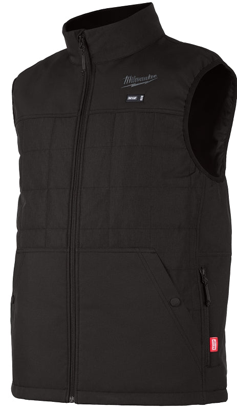 Milwaukee M12 305B-21-2X Vest Kit, 2XL, Men's, Fits to Chest Size: 46 to 48 in, Polyester, Black
