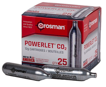 Crosman 2311 CO2 Cartridge, Silver, For: Gas-Powered Gun