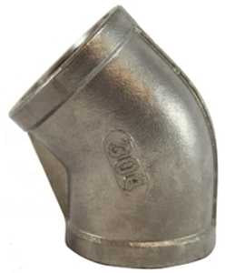 ELBOW 45DEG STAINLESS STL 1IN 