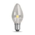BULB LED C7 SW CLR 2700K 0.6W 