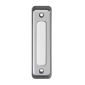 BUTTON BELL DOOR SATIN NICKEL 