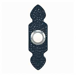 BUTTON PUSH WRD REC MT BLK PLS