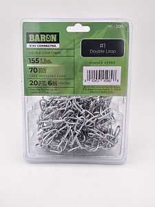 CHAIN LOOP DOUBLE ZN NO1X20FT 