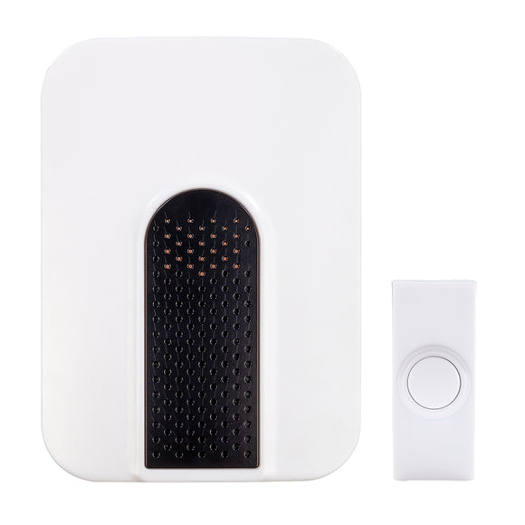 Heath Zenith 18000324 Contemporary Style Plug-In Door Chime Kit, Wireless, 85 dB