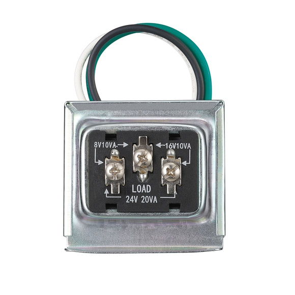 Heath Zenith 18000070 Clamp-On Door Chime Transformer, 10/20 VA, 8/16/24 VAC Secondary