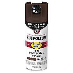 PAINT SPRY 5IN1 FLT BROWN 12OZ
