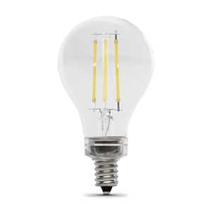 BULB LT LED E12 CLR DL 5K 75W 