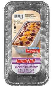 PAN LOAF W/LID ALUMINUM 2LB   
