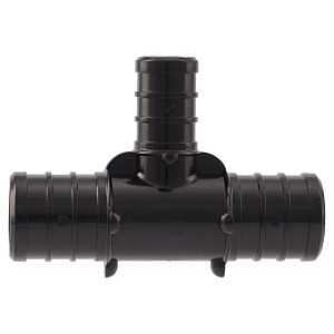 TEE PEX POLY 3/4X3/4X1/2IN    