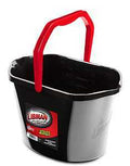 BUCKET UTILITY OVAL BLK 3.5GA 