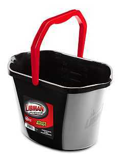 BUCKET UTILITY OVAL BLK 3.5GA 