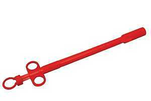 BALLING GUN PLASTIC RED MEDIUM