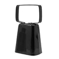 COW BELL METAL W/HANDLE BLACK 