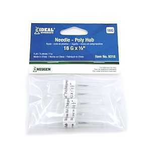 POLY HUB NEEDLE DSPO 16GX1/2IN
