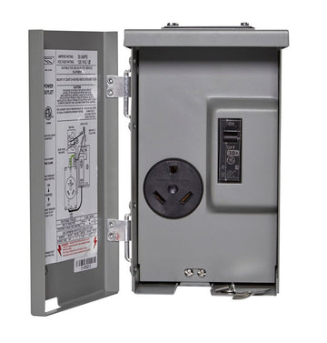 Connecticut Electric CESMPSC13HR RV/EV Power Outlet, 1-Phase, 30 A, 240 V, NEMA 3R Enclosure, Bolt-On