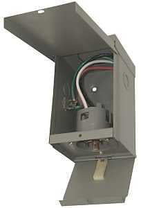 BOX INLET POWER W/COVER 30A   