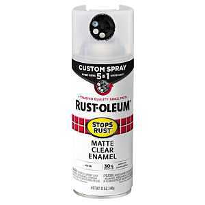 SPRAY PAINT MATTE CLEAR 12OZ  