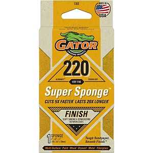 SANDING SPONGE 3X5X1IN 220GRT 