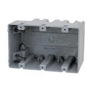 DEVICE BOX PVC 3 GANG 57CUIN  