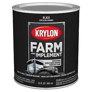PAINT LOW GLOSS BLACK 1QUART  