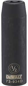 SOCKET DEEP IM 1/2DR 6PT 1/2IN