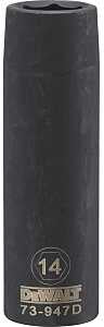 SOCKET DEEP IM 1/2DR 6PT 14 MM