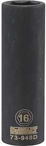 SOCKET DEEP IM 1/2DR 6PT 16 MM