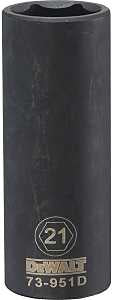 SOCKET DEEP IM 1/2DR 6PT 21 MM
