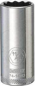 SOCKET DEEP 3/8DR 12PT 11/16IN