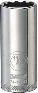 SOCKET DEEP 3/8DR 12PT 11/16IN