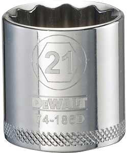 SOCKET 3/8 DRIVE 12PT 21MM    