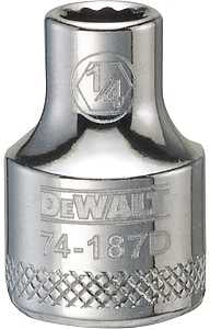 SOCKET 3/8 DRIVE 12PT 1/4IN   