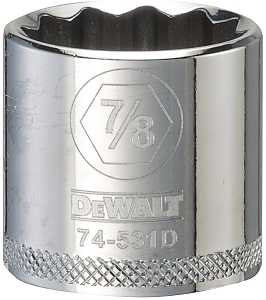 SOCKET 3/8 DRIVE 12PT 7/8IN   