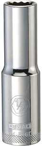 SOCKET DEEP 1/2DR 12PT 1/2IN  