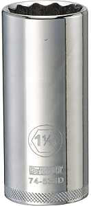 SOCKET DEEP1/2DR 12PT 1-1/16IN