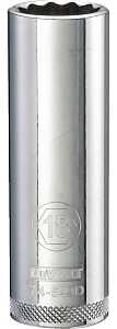SOCKET DEEP 1/2DRIVE 12PT 18MM