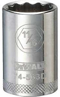 SOCKET 1/2IN DRIVE 12PT 11/16I