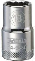 SOCKET 1/2IN DRIVE 12PT 13MM  
