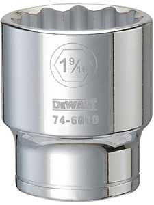 SOCKET 3/4DRIVE 12PT 1-9/16IN 