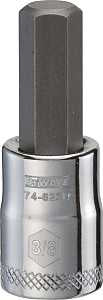 SOCKET BIT HEX 3/8DRIVE 3/8IN 