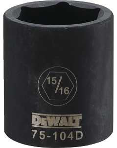 SOCKET IMPACT 1/2DR 6PT 15/16 