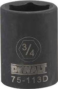 SOCKET IMPACT 1/2DR 6PT 3/4IN 